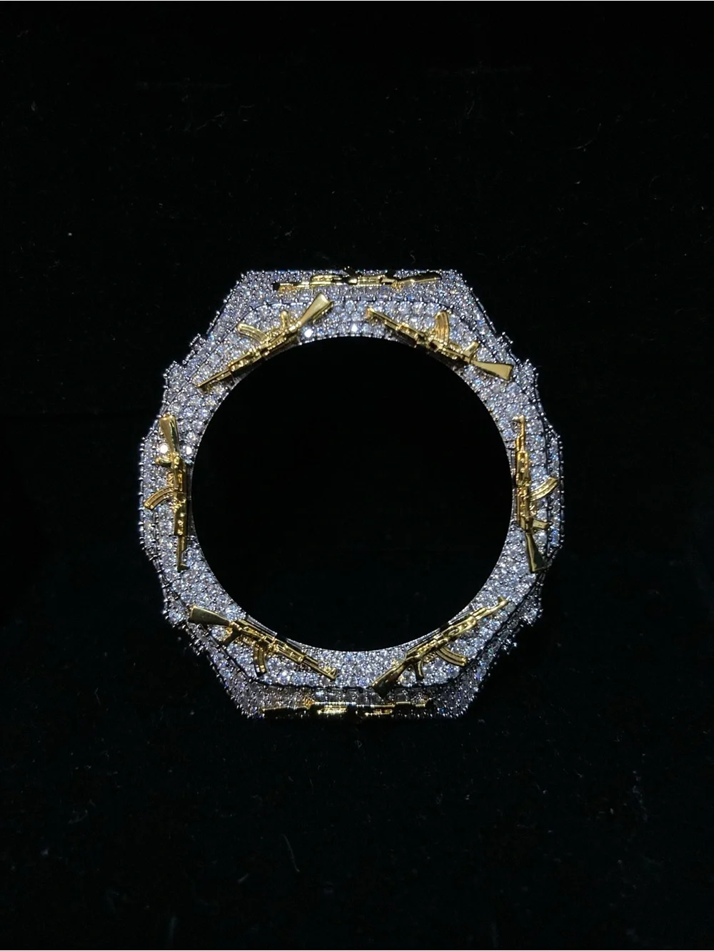 ✨ Moissanite G-Shock Ak47 Upgrade Bezel 💎 GRA Certificate Included ✨